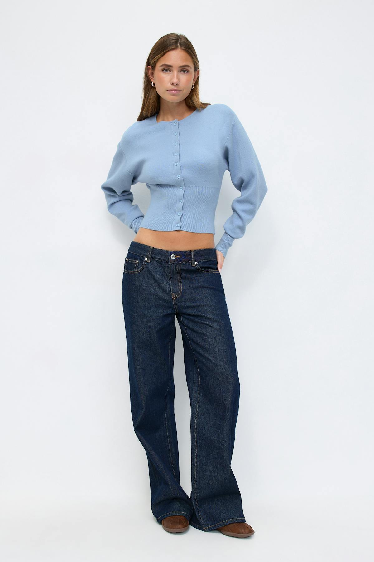Shaped knitted cardigan - Sea turtle