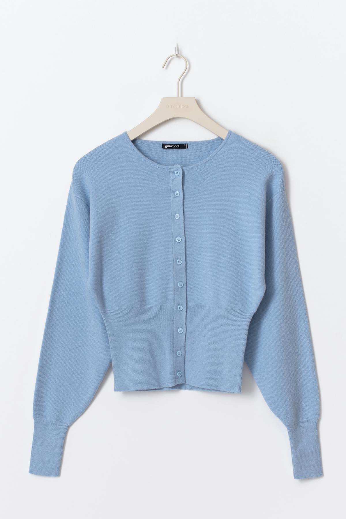 Shaped knitted cardigan - Sea turtle