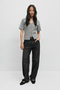 Baggy snap jeans - Deep blue