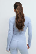 Yoga jacket - Dusty blue
