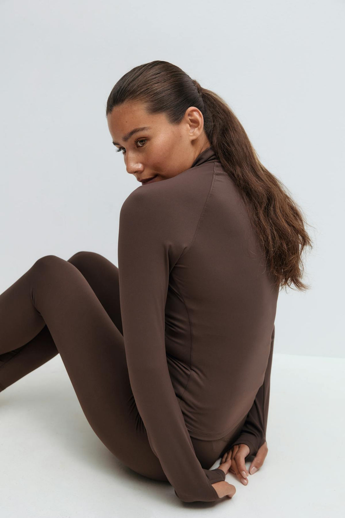 Yoga jacket - Seal brown