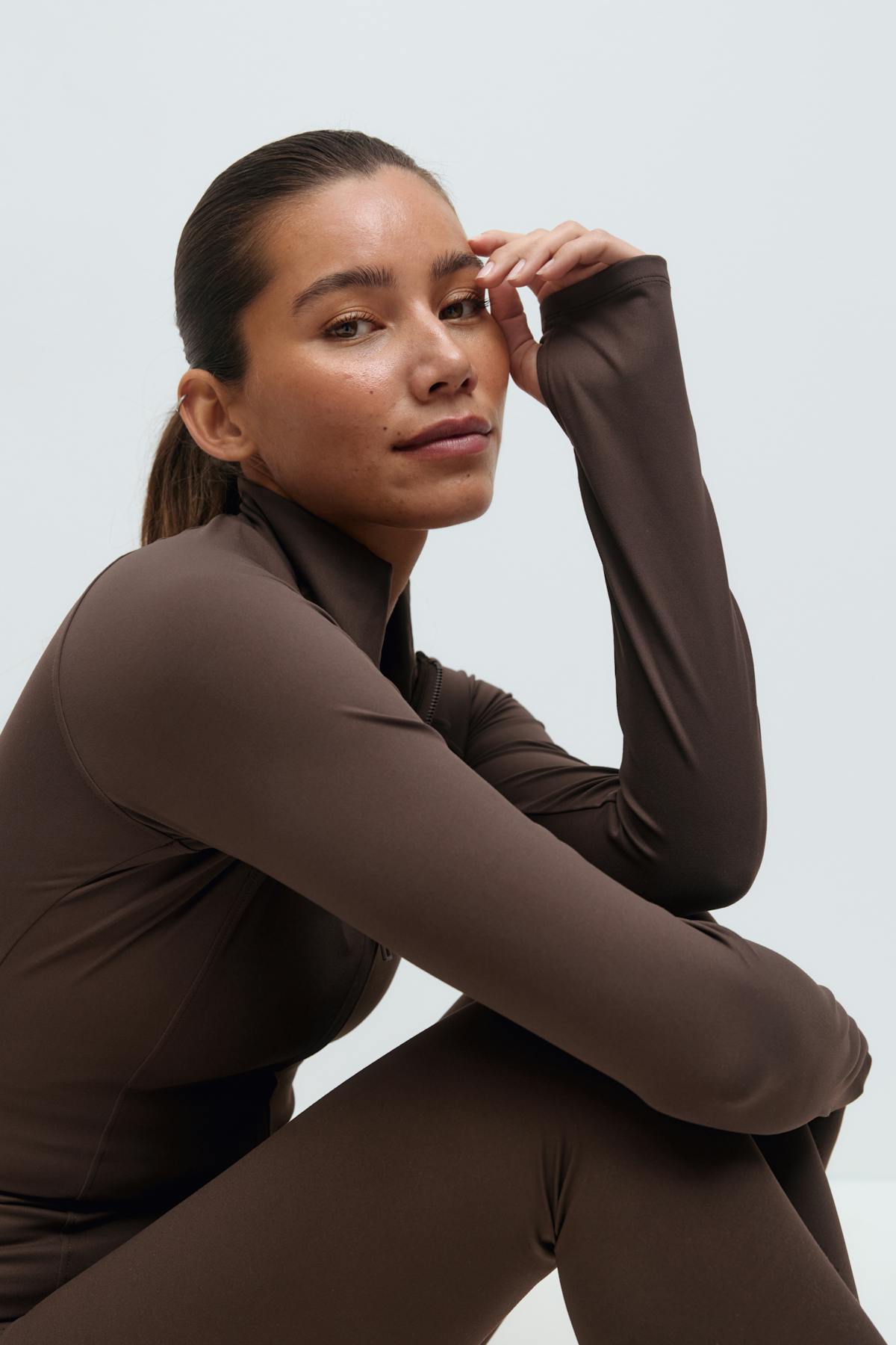 Yoga jacket - Seal brown