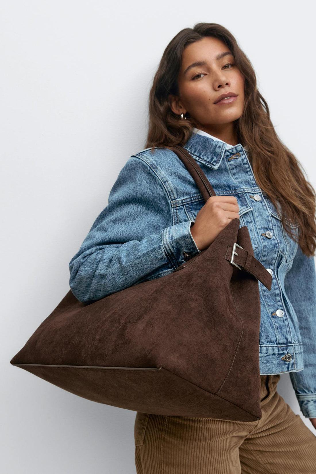 Large tote bag - Marron foncé
