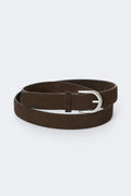 Suede belt