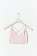 Strappy yoga top - Seal brown