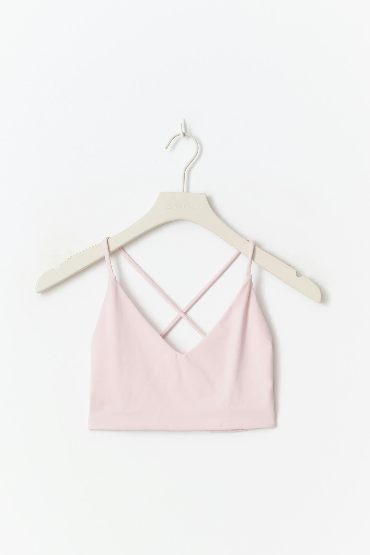 Strappy yoga top - Seal brown