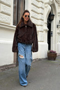 Wide tall jeans - Scandi blue