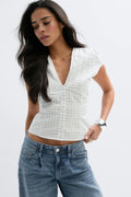 Short sleeve top - Noir