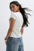 Short sleeve top - Noir