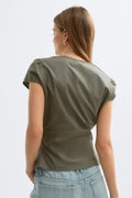 Short sleeve top - Blue check