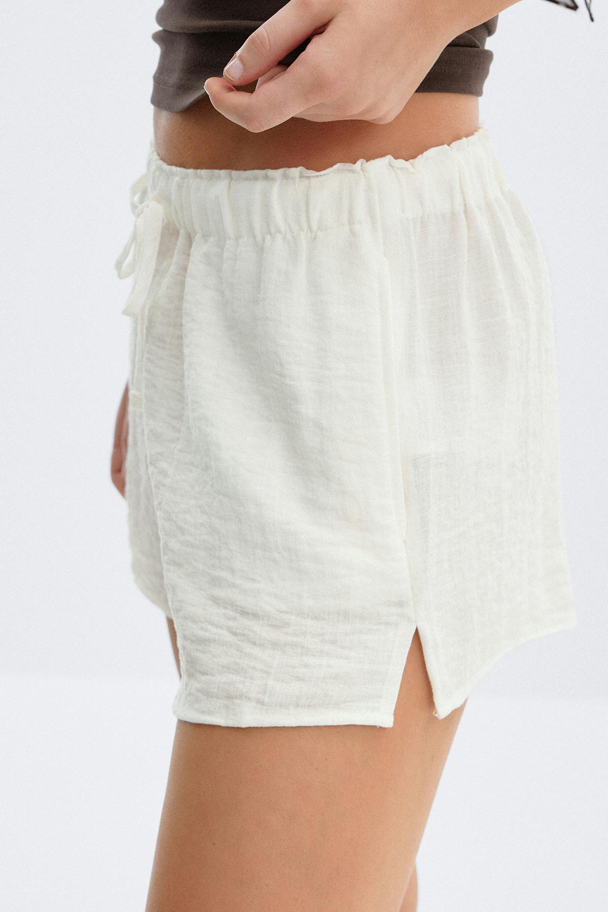 Drawstring shorts - Noir