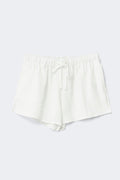 Drawstring shorts - Blanc