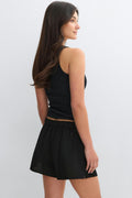 Drawstring shorts - Noir
