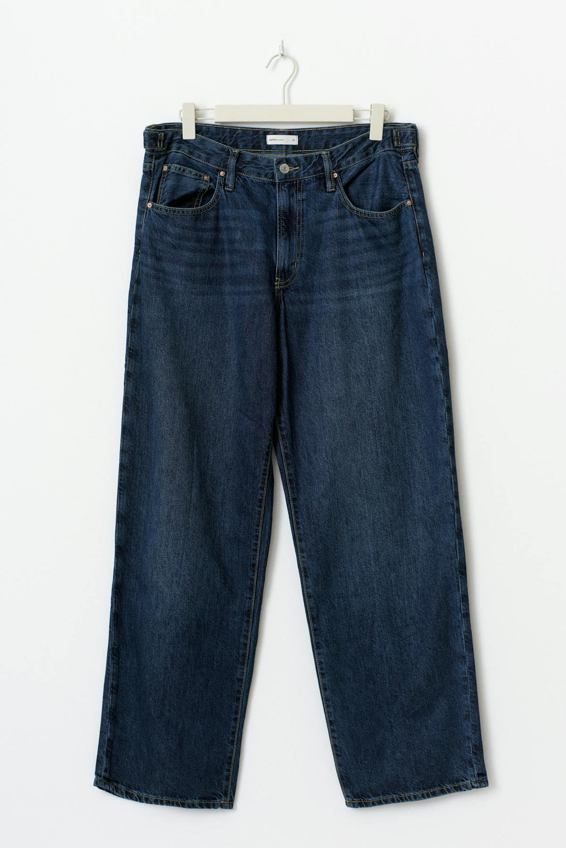 Baggy snap petite jeans - Deep blue