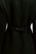 Shaped long coat - Noir
