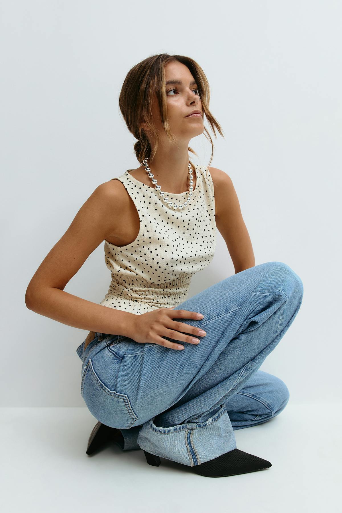 Smock top - Spiritual ditsy