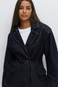 Tailored denim blazer - Rinse