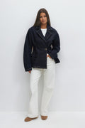 Tailored denim blazer - Rinse
