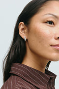 Stud earrings - Shiny silver