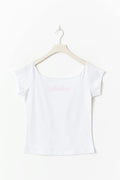 Y off shoulder top - Noir