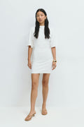 Tie back dress - Blanc cassé