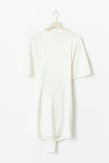Tie back dress - Blanc cassé