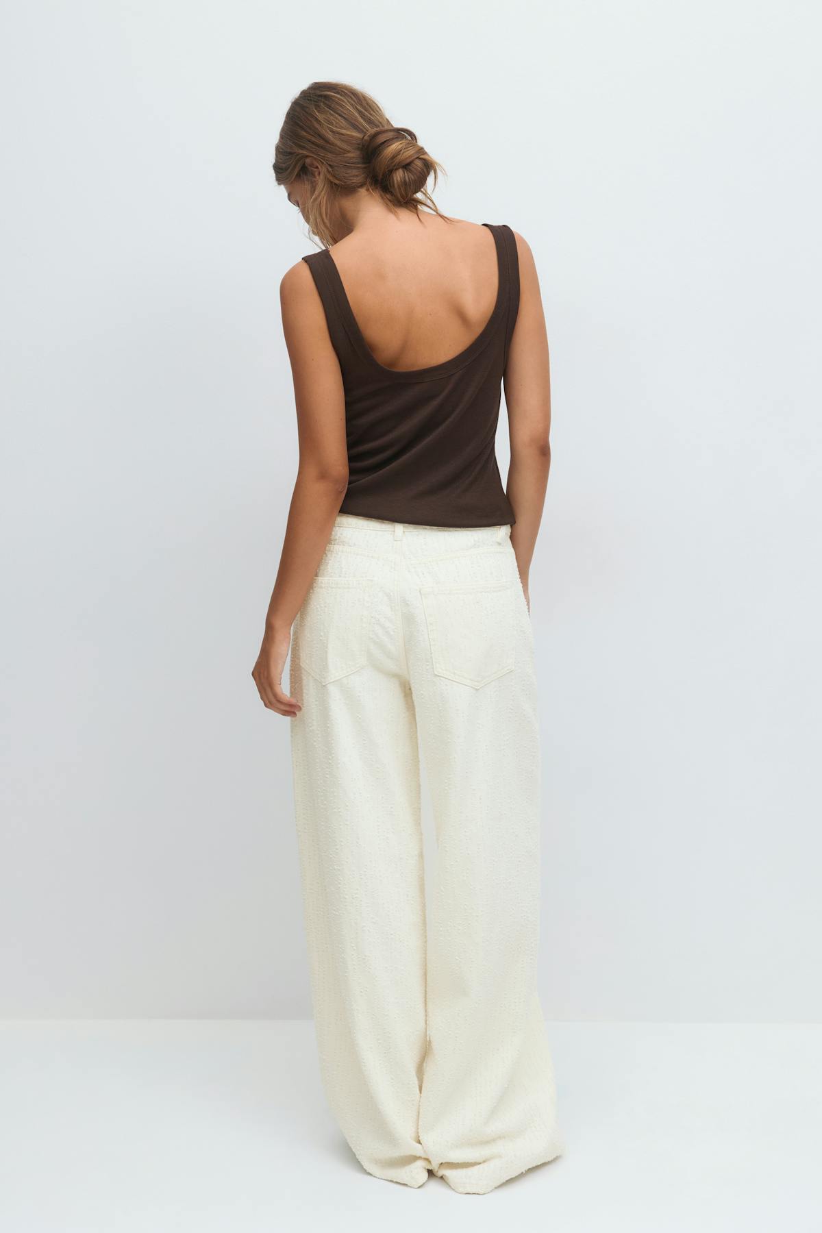 Boucle jeans - Blanc cassé