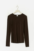 Premium long sleeve top - Marron