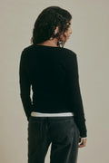 Premium long sleeve top - Noir