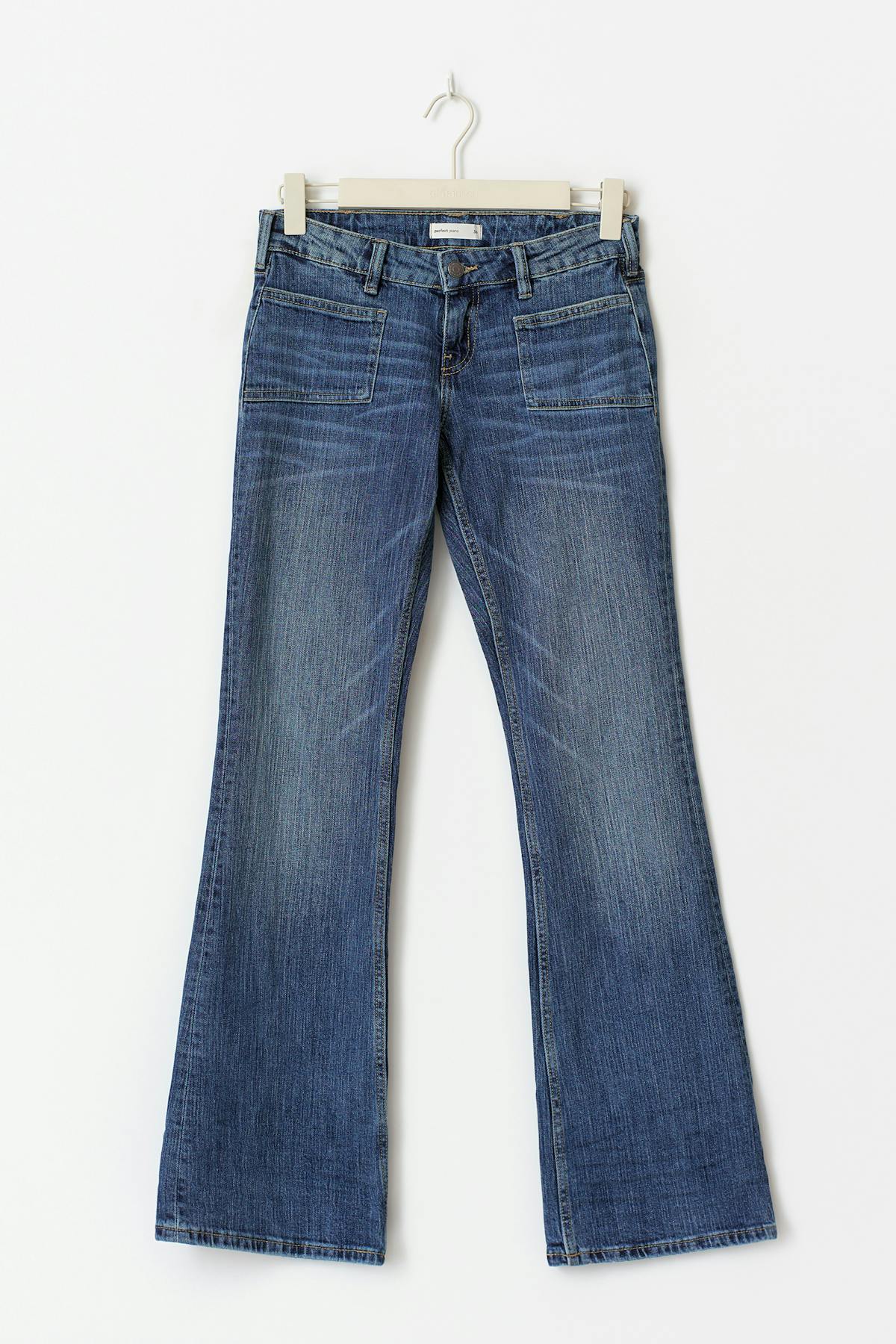 Low flare jeans - Mid blue