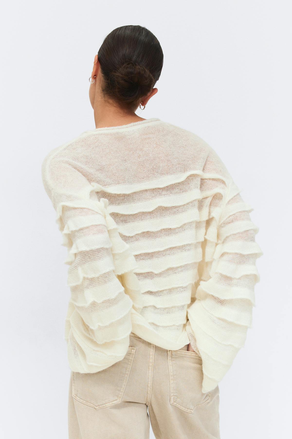 knitted sweater - Kaki