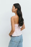 Lace bandeau top - Ballet slipper