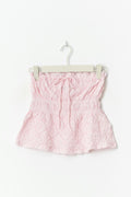 Lace bandeau top - Ballet slipper