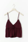 Triangle singlet - Bordeaux
