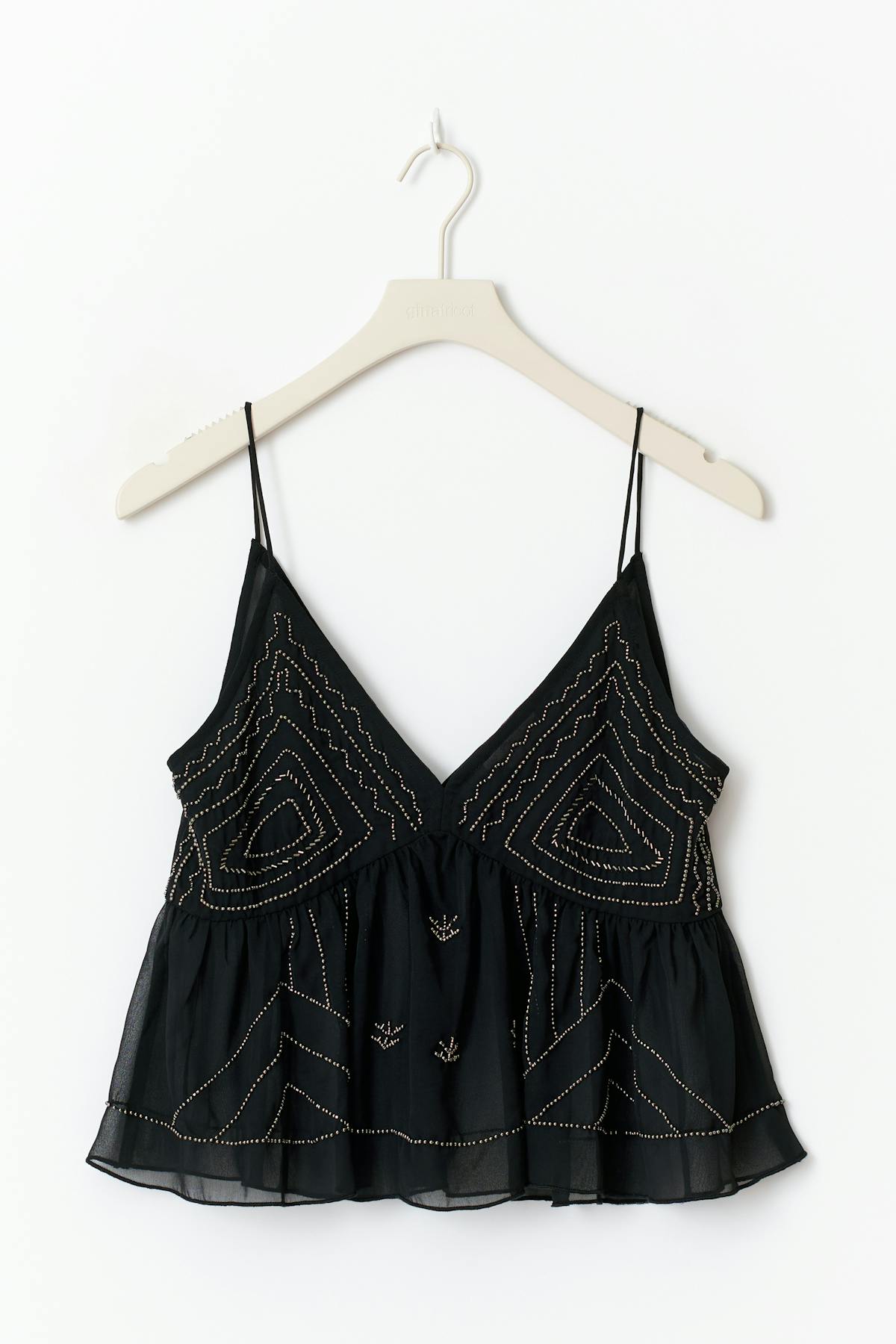 14+ sequin singlet - Noir