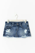 14+ x-low denim skirt - Mid blue