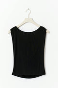14+ open back top - Noir