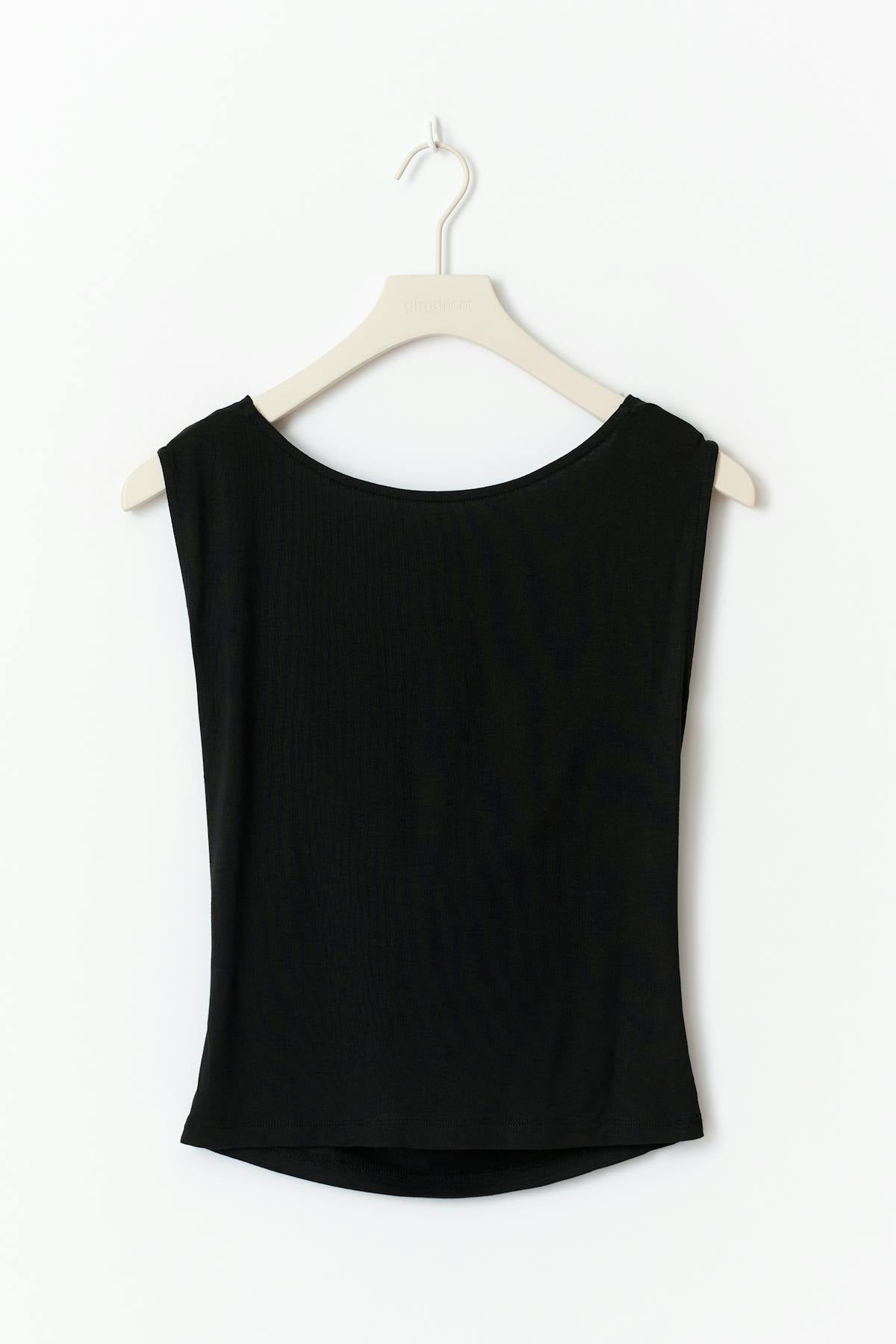 14+ open back top - Noir