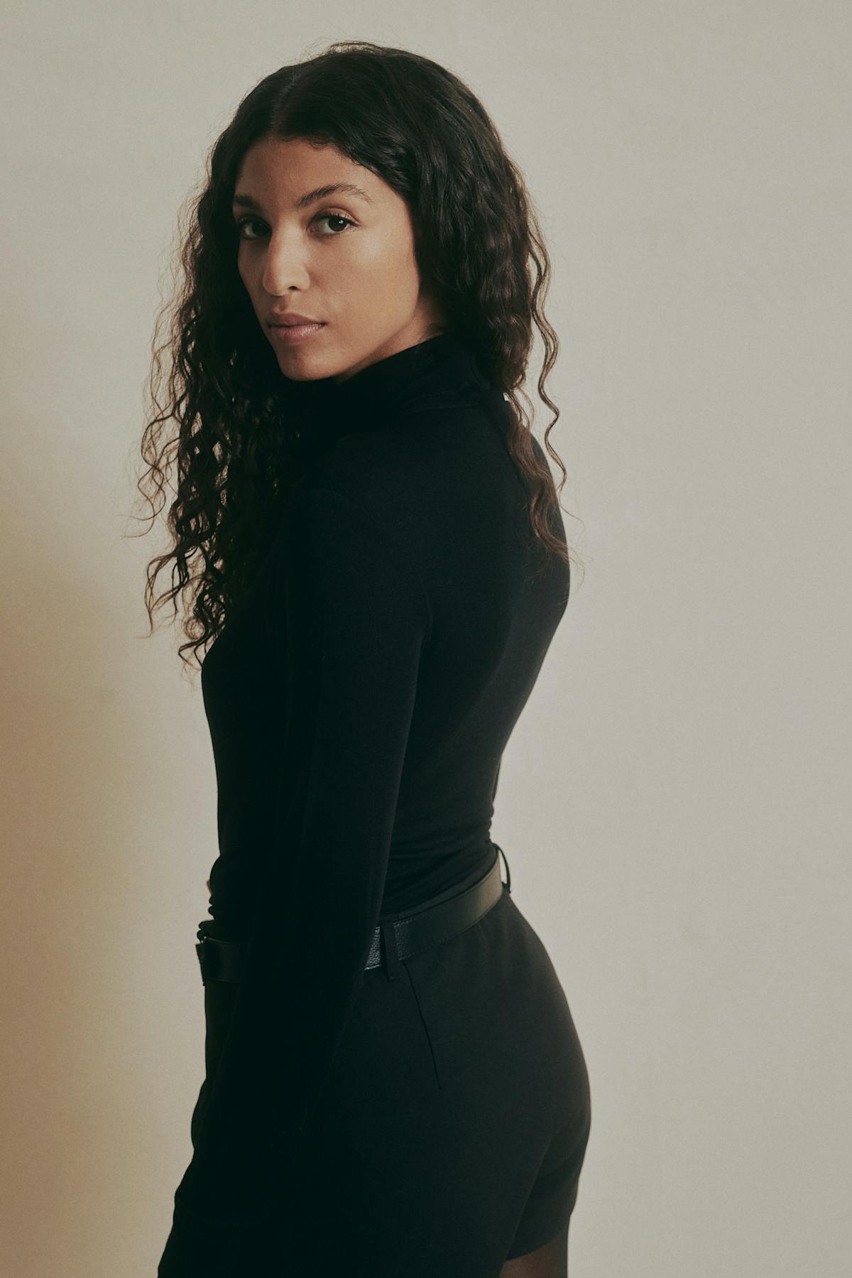 Premium polo top - Noir