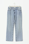 Wrap jeans - Mid blue