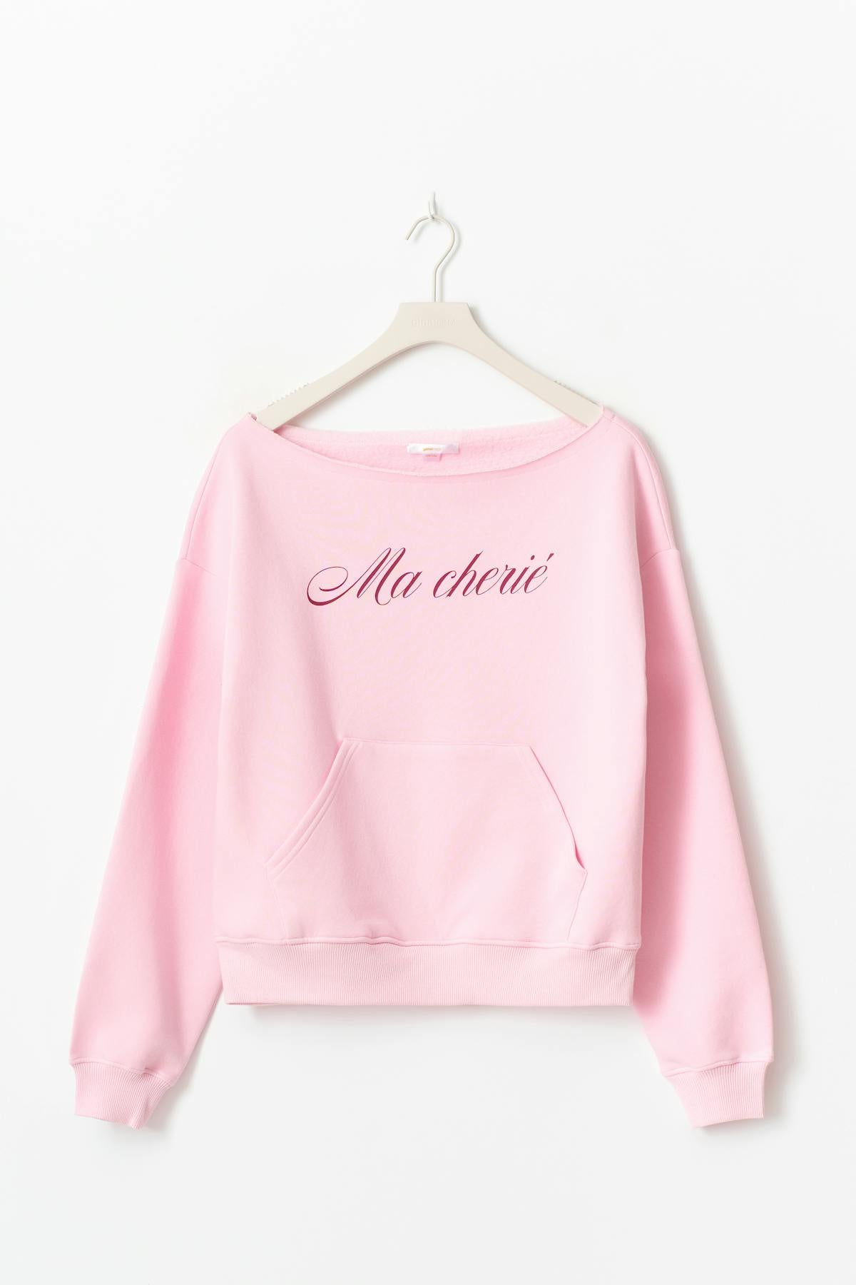 14+ off shoulder sweater - Rose