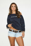 14+ off shoulder sweater - Lt greymelange