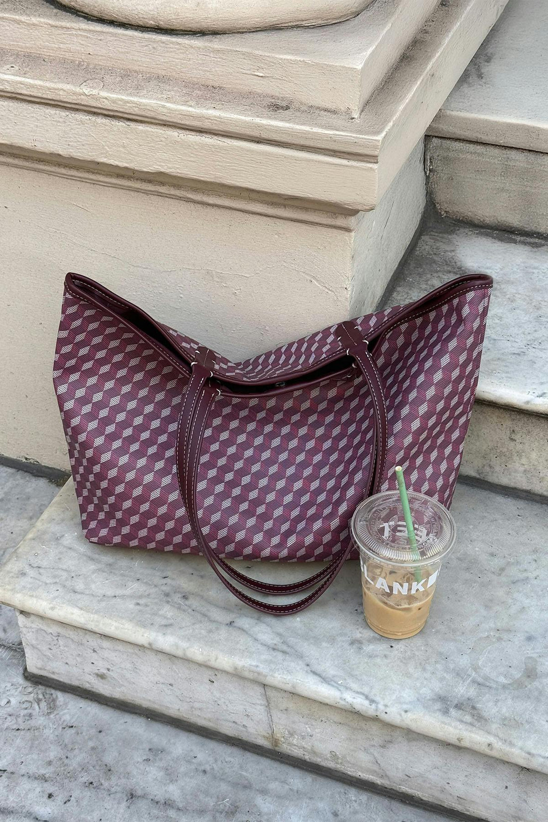 Y tote bag - Bordeaux
