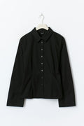 Shaped tie blouse - Pink/stripe