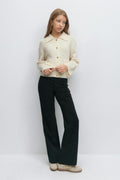 Y loose cardigan - Warm white