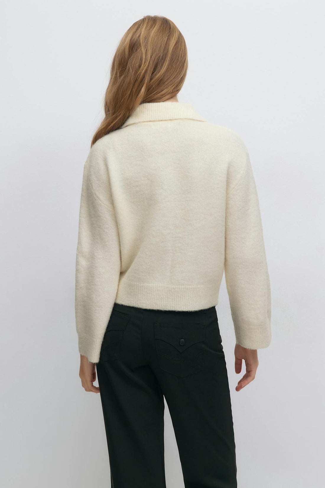 Y loose cardigan - Warm white