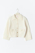 Y loose cardigan - Warm white