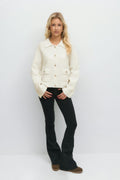 14+ loose cardigan - Warm white