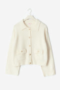 14+ loose cardigan - Warm white