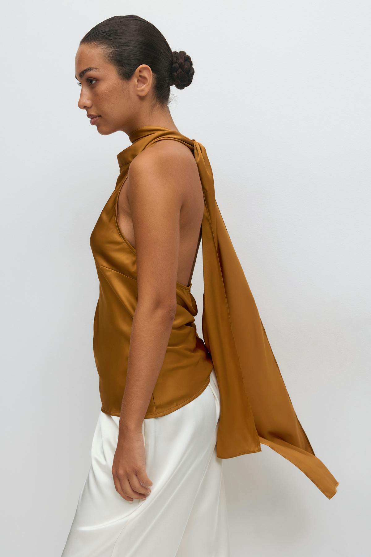 Halterneck blouse - Noir